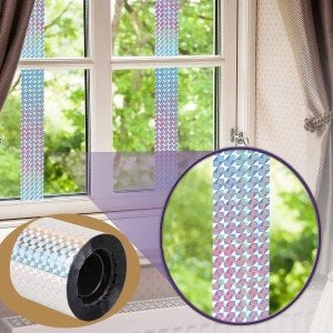 Kuş Kovucu Reflektör Şerit - 120 Mt Repel BR 05 Holografik