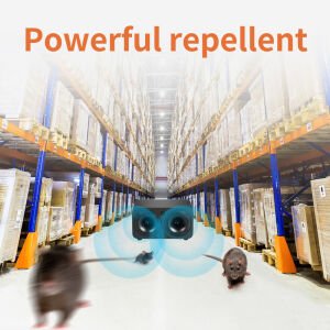 Peller Pro Black Industrial Pest Repeller  Ultrasonik-Elektronik Endüstriyel Fare Haşere Akrep Yarasa Kovucu