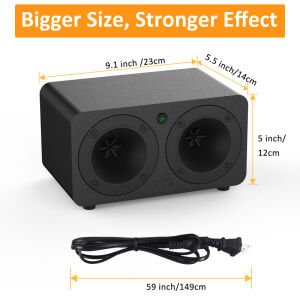 Peller Pro Black Industrial Pest Repeller  Ultrasonik-Elektronik Endüstriyel Fare Haşere Akrep Yarasa Kovucu