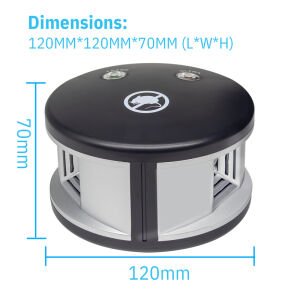 Peller Pro Smart Spin Repeller Ultrasonik-Elektronik Fare Haşere Akrep Kovucu