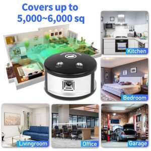 Peller Pro Smart Spin Repeller Ultrasonik-Elektronik Fare Haşere Akrep Kovucu