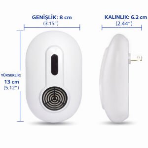 Smart Wave Repeller Eloktronik Ultrasonik Fare Haşere Akrep Sessiz Fare Kovucu Sistemleri