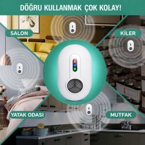 Smart Wave Repeller Eloktronik Ultrasonik Fare Haşere Akrep Sessiz Fare Kovucu Sistemleri