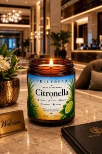 Sivrisinek Kovucu Mum 100 gr | Açık Alan Mumu | Bahçe Balkon Teras İçin Aromatik Mum